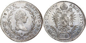 Joseph II. (1765-1790) 20 Kreuzer 1787 A