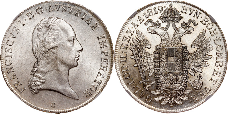 Francis I, Austrian Empire
Thaler 1819 Prague

Franz I., Kaisertum Österreich...