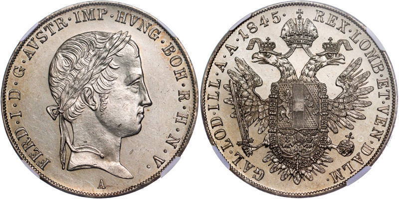Ferdinand I of Austria, Austrian Empire
Thaler 1845 A Vienna

Ferdinand I. ( ...