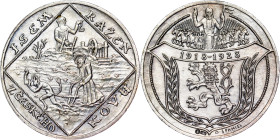 Czechoslovakia – First Republic, Silver medal 1928 Kremnitz