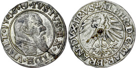 German States - Albert Hohenzollern, Groschen Königsberg 1546