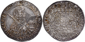 German States - Saxony. Johann Georg II Taler 1662-CR