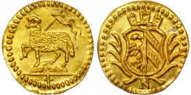 German States – Nurnberg. 1/16 Ducat, ND (1700)-N.