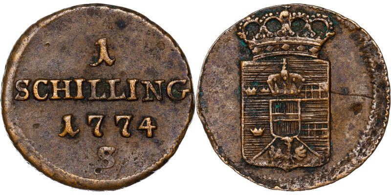 Maria Theresia 1740-1780

Schilling 1774 S Schmöllnitz

Herinek:1653, Eyp:23...