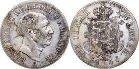 German States - Hannover Ernst August I. Thaler 1846 A