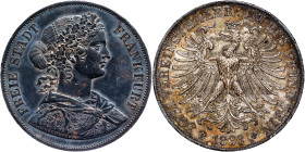 German States - 2 Thaler / Vereinsthaler 1866 Frankfurt