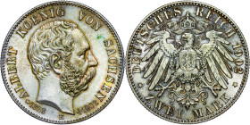 Germany - Empire Saxony-Albertine 2 Mark 1902 E