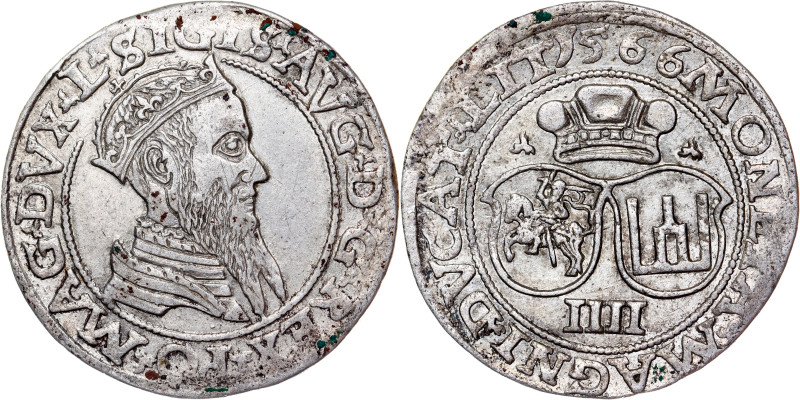 Sigismund II August 4 Groschen 1566 Vilnius

Zygmunt II August 4 Grosz 1566 Wi...