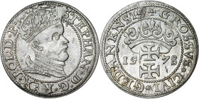 Poland – Stefan Batory. Trojak (3 grosze) 1578 Danzig