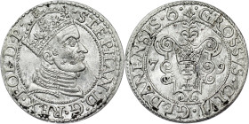 Poland – Stefan Batory. Trojak (3 grosze) 1579 Danzig