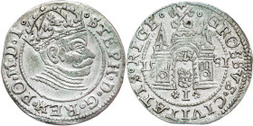 Poland – Stefan Batory. Trojak (3 grosze) 1581 Riga