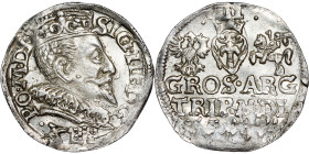 Poland – Sigismund III Vasa Groschen (Trojak) 1594 Vilnius