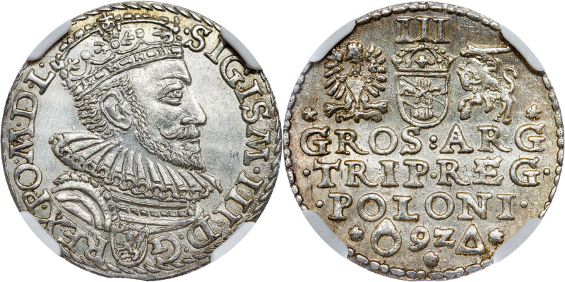 Zygmunt III Waza Groschen (Trojak) 1592 Malbork

Sigismund III Vasa, 3 grosche...