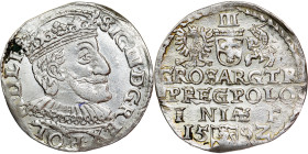 Poland – Sigismund III Vasa Groschen (Trojak) 1592 Olkusz