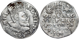 Poland – Sigismund III Vasa. Trojak (3 grosze) 1595 Poznań