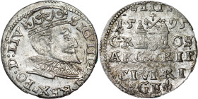 Poland – Sigismund III Vasa Groschen (Trojak) 1595 Riga