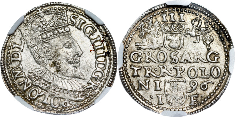 Zygmunt III Waza Groschen (Trojak) 1596 Olkusz

Sigismund III Vasa, 3 groschen...