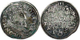 Poland – Sigismund III Vasa Groschen (Trojak) 1596 Olkusz