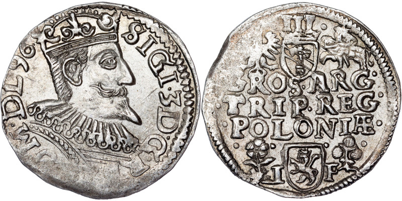 Zygmunt III Waza Groschen (Trojak) 1596 Wschowa

Sigismund III Vasa, 3 grosche...
