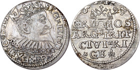 Poland – Sigismund III Vasa Groschen (Trojak) 1597 Riga