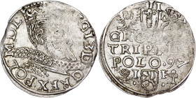Poland – Sigismund III Vasa Groschen (Trojak) 1597 Wschowa