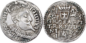 Poland – Sigismund III Vasa Groschen (Trojak) 1598 Olkusz