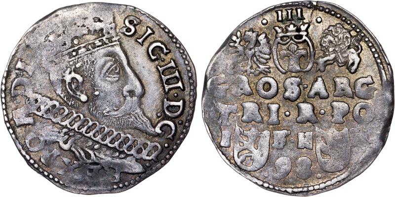 Zygmunt III Waza Groschen (Trojak) 1598 Poznań

Sigismund III Vasa, 3 groschen...