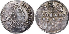 Poland – Sigismund III Vasa Groschen (Trojak) 1598 IF HR