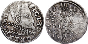 Poland - Sigismund III Vasa Groschen (Trojak) 1598 Wschowa