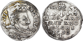 Poland – Sigismund III Vasa Groschen (Trojak) 1598 L