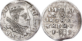 Poland – Sigismund III Vasa Groschen (Trojak) 1599 Wschowa