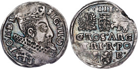 Poland – Sigismund III Vasa Groschen (Trojak) 1599 Bromberg