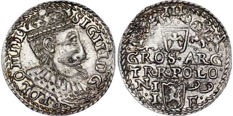 Zygmunt III Waza Groschen (Trojak) 1599 Olkusz

Sigismund III Vasa, 3 groschen...