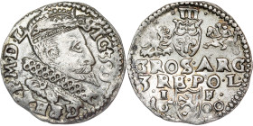 Poland – Sigismund III Vasa Groschen (Trojak) 1600