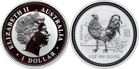 Australia – Elizabeth II – Rooster 1 Dollar 2005