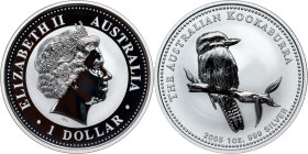 Australia – Elizabeth II – Kookaburra 1 Dollar 2005
