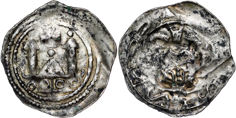 Adalbert III of Bohemia, 1183-1200, Friesacher Pfennig 

1,20g, EF/VF

EF/VF