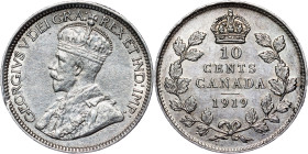 Canada – George V, 10 Cents 1919