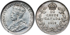 Canada – George V, 10 Cents 1919