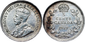 Canada – George V, 5 Cents 1919