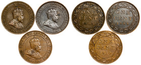Canada – George V, One Cent 1904, 03 and 10