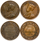 Canada – George V, One Cent 1918 and 19