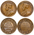 Canada – George V, One Cent 1918 and 19