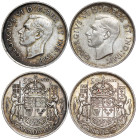 Canada – George VI, 50 Cents 1942 and 43