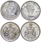 Canada – Elizabeth II, 50 Cents 1964 and 66