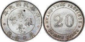 China - Kwang-Tung Province, 20 Cents