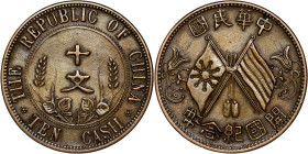 China – 10 Cash 1912