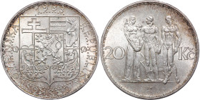 Czechoslovakia – 20 Korun 1933