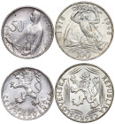 Czechoslovakia – 50, 100 Korun – 2 pcs