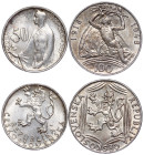 Czechoslovakia – 50, 100 Korun – 2 pcs